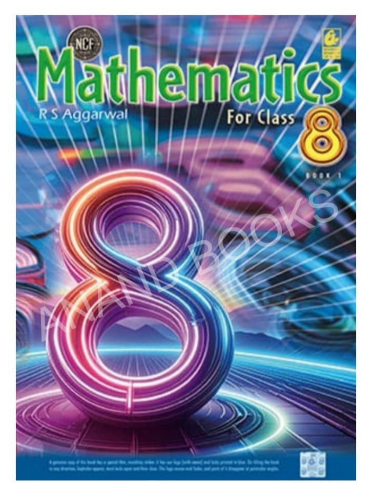 Bharati Bhawan RS Aggarwal Class 8 Maths 2026 Edition Part 1 | Latest NCERT Pattern Based Updated Eighth Edition of Mathematics R S Aggarwal Class 8 (Book 1)