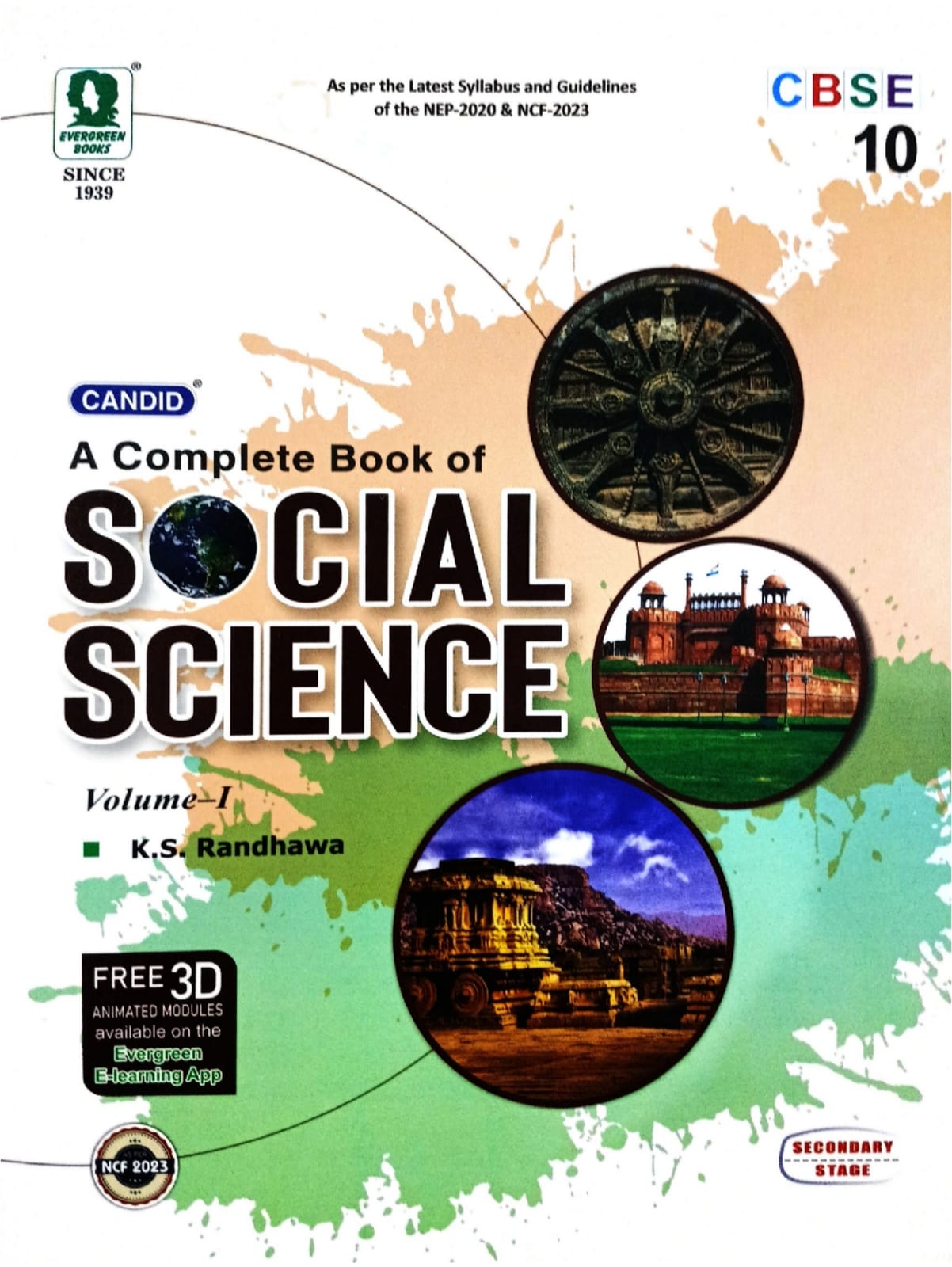 A COMPLETE BOOK OF SOCIAL SCIENCE-VOLUME I - CBSE CLASS 10