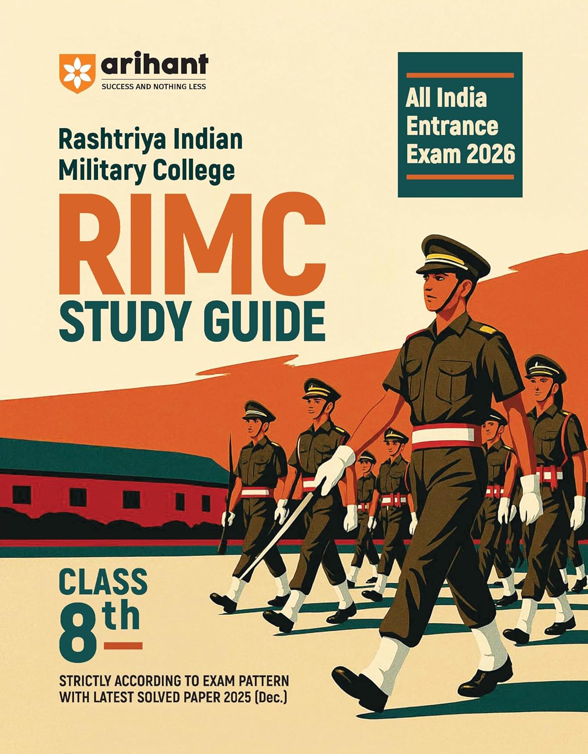 Arihant RMS (Rashtriya Military School) Class 8 Entrance Test 2026 | Complete Study Guide with Chapterwise Notes | Solved Paper 2025 | RMS PYQs ... | 2000+ Practice MCQs with Detailed Solutions