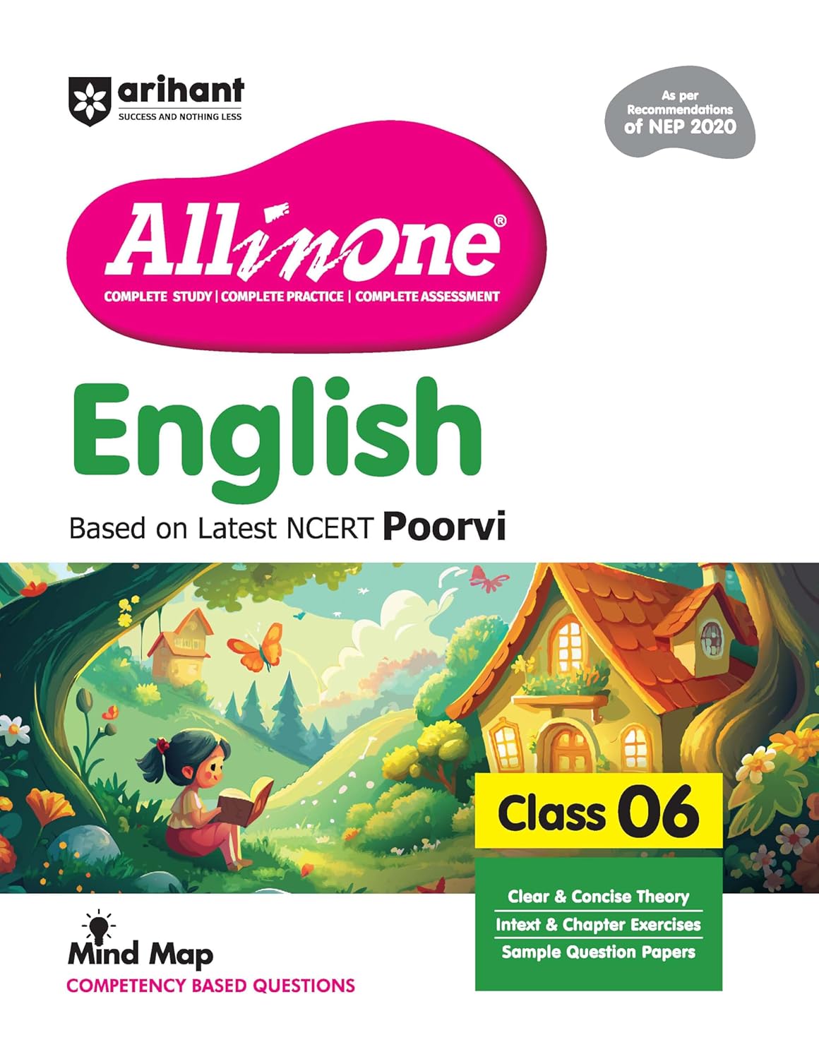 All In One English Class 6th Based On Latest NCERT For CBSE Exams 2025 | Mind map | All type of Questions, MCQs, Extract Based, VSA, SA & LA
