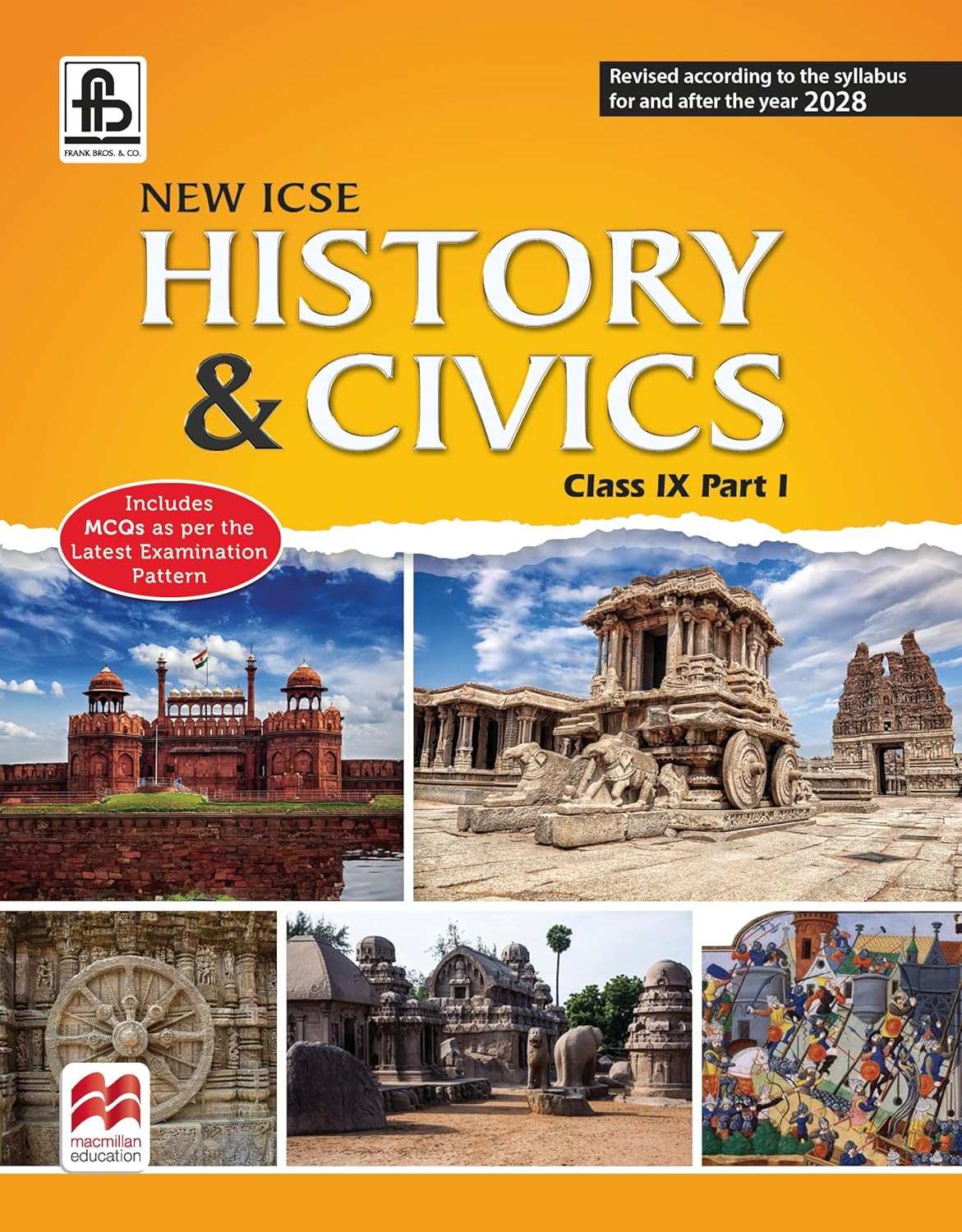 Frank New ICSE History & Civics Part 1 Class 9 (2028 Edition) | ICSE History Civics Guide Class IX | Updated Syllabus 2028 | ICSE Board Exam Preparation | CISCE Prescribed