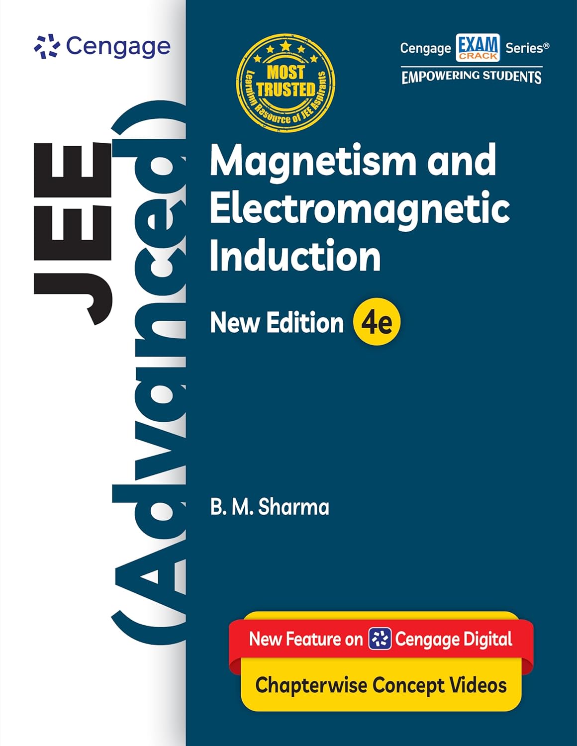Cengage JEE Advanced Magnetism and Electromagnetic Induction with Free Online Assessments & Digital Content