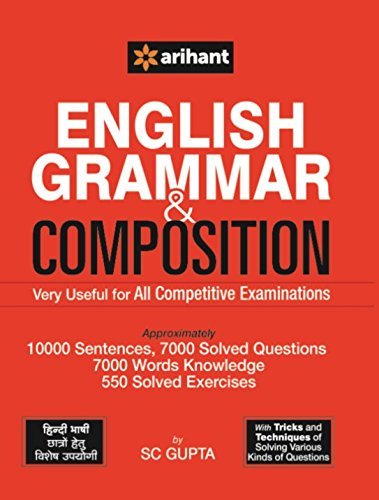 Arihant English Grammar & Composition Very Useful for All Competitive Examinations 