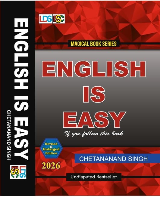 BSC Magical Book Series English Is Easy Book by Chetananand Singh, 2026 Revised and Update Edition, Magical Book Series, Grammar Vocabulary Comprehension Guide for Aspirants