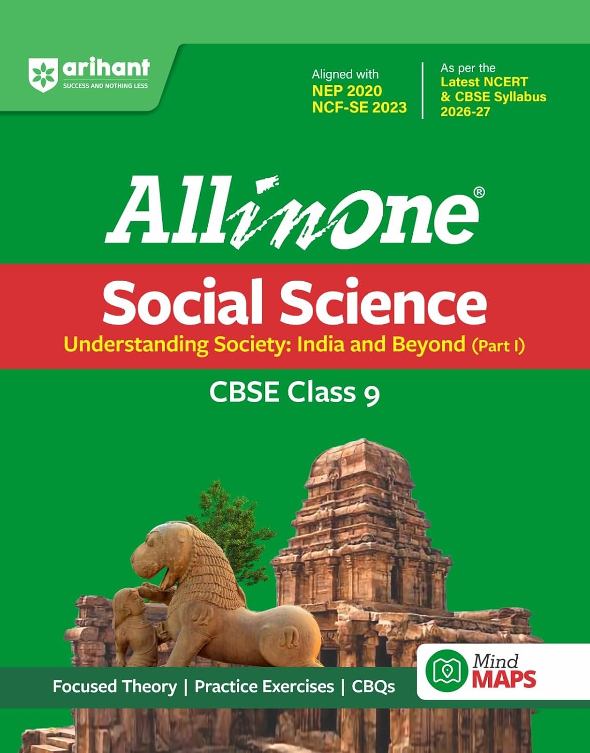 Arihant All in One Social Science Class 9 CBSE 2026-27 | NCERT & CBSE Aligned, NEP 2020 NCF-SE 2023, Mind Maps Included, CBQs & Sample Papers, Focused Theory