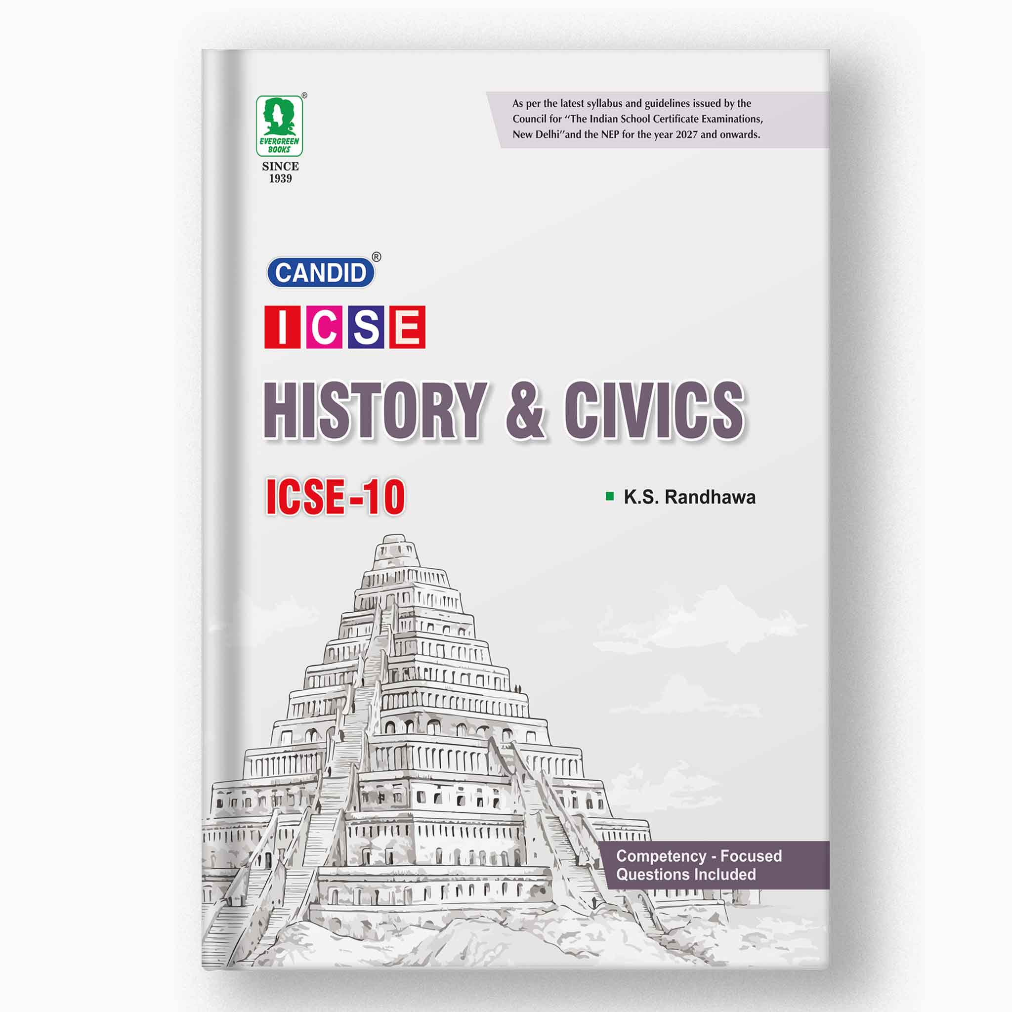 Evergreen ICSE Text book in History & Civics : (CLASS 10 )