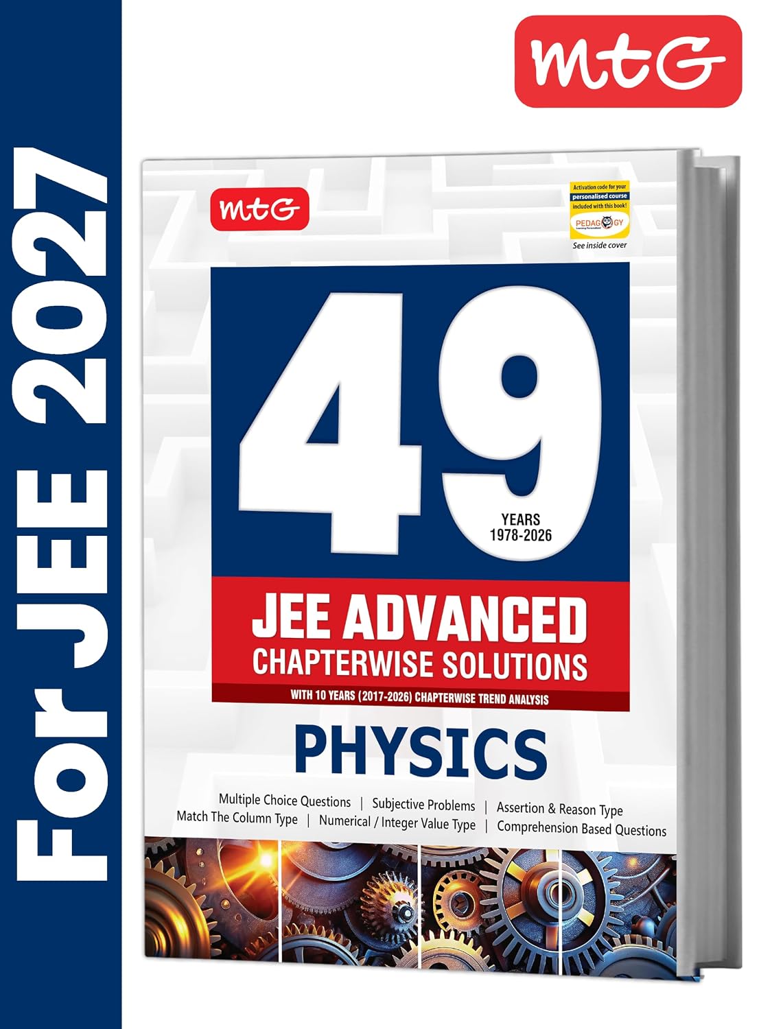 MTG 49 Years (2026-1978) JEE Advanced PYQ Physics For 2027 Exam | Chapter-wise Solved Question Papers with Trend Analysis & Smart Book