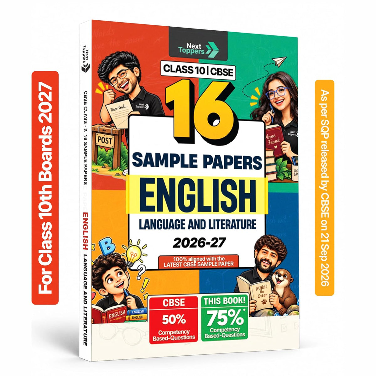 Next Toppers Sample Paper Class 10 English Language and Literature CBSE 2026-27 Examination| 16 SQPs for Board Exam 2027 | 75% Competency-Based Questions
