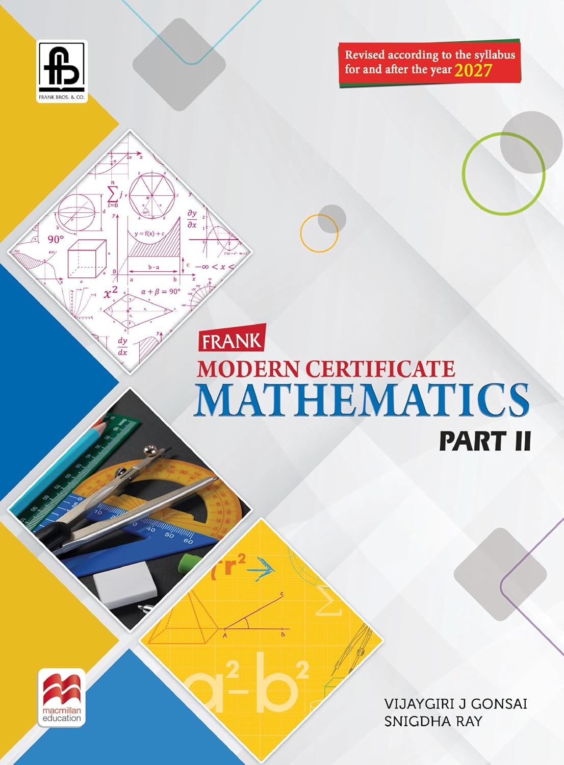 Frank Modern Certificate Mathematics Class 10 | ICSE 2027 Edition | Latest CISCE Syllabus | With MCQs, Model Test Papers & Concept Enrichment