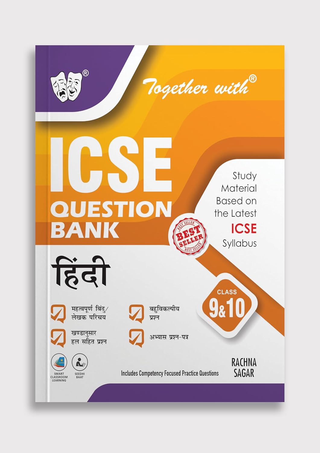 Together with ICSE Question Bank Class 9&10 Hindi for 2025-26 Board Exams (Chapterwise & Topicwise)