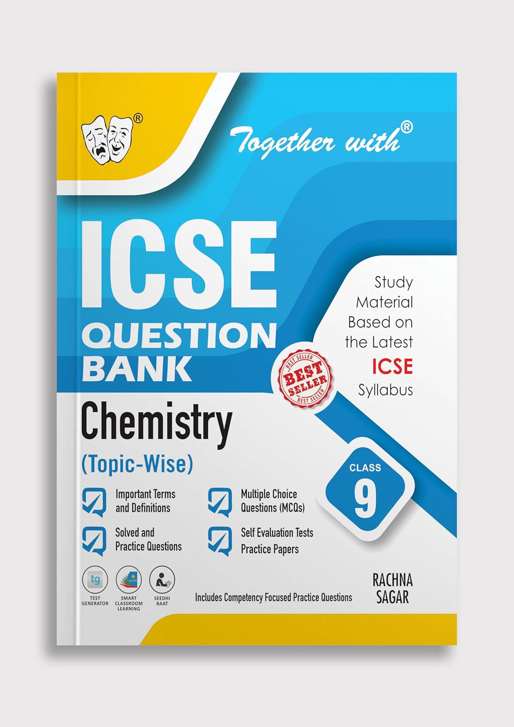 Together with ICSE Question Bank Class 9 Chemistry for 2025-26 Board Exams (Chapterwise & Topicwise)