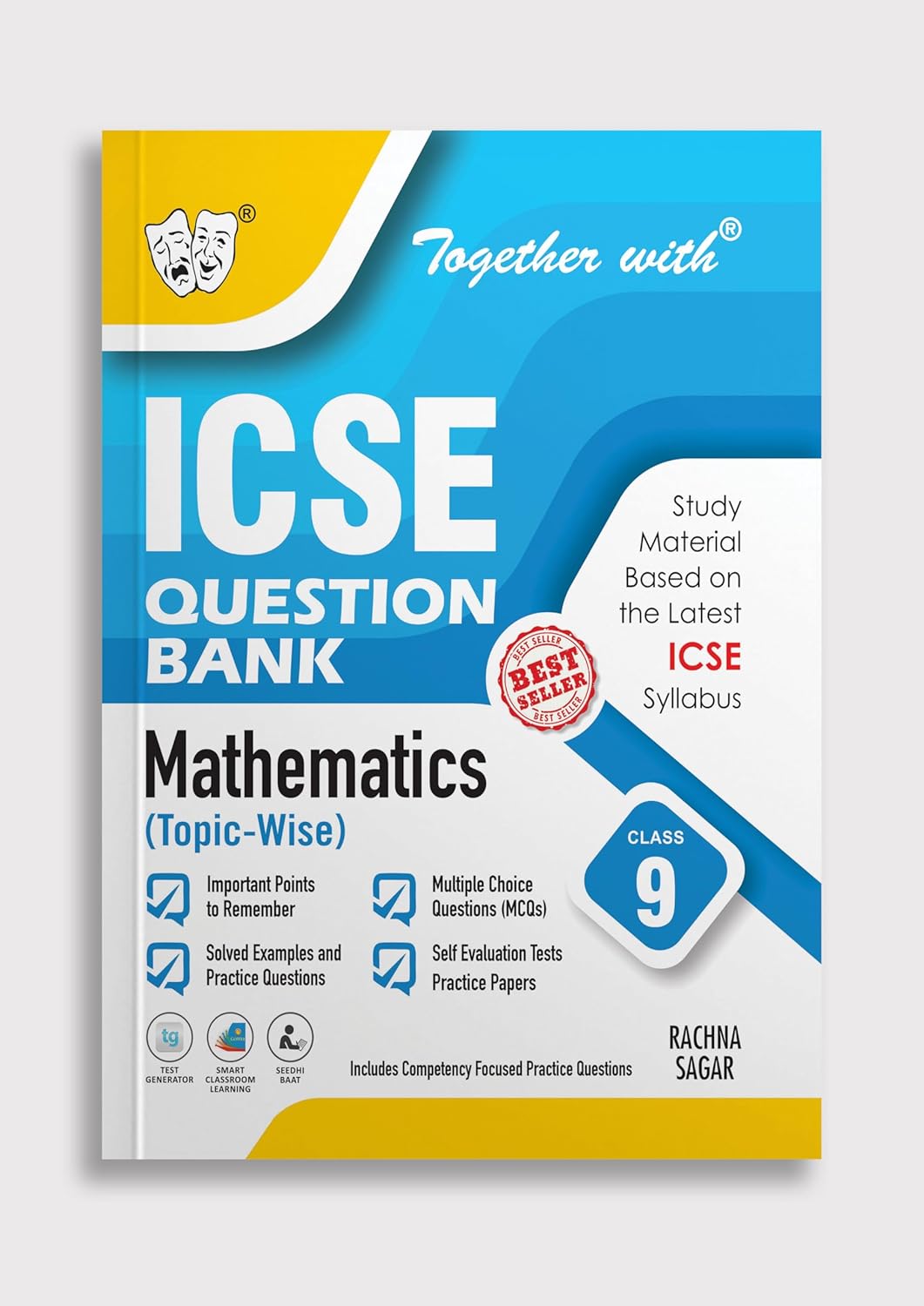 Together with ICSE Question Bank Class 9 Mathematics for 2025-26 Board Exams (Chapterwise & Topicwise)