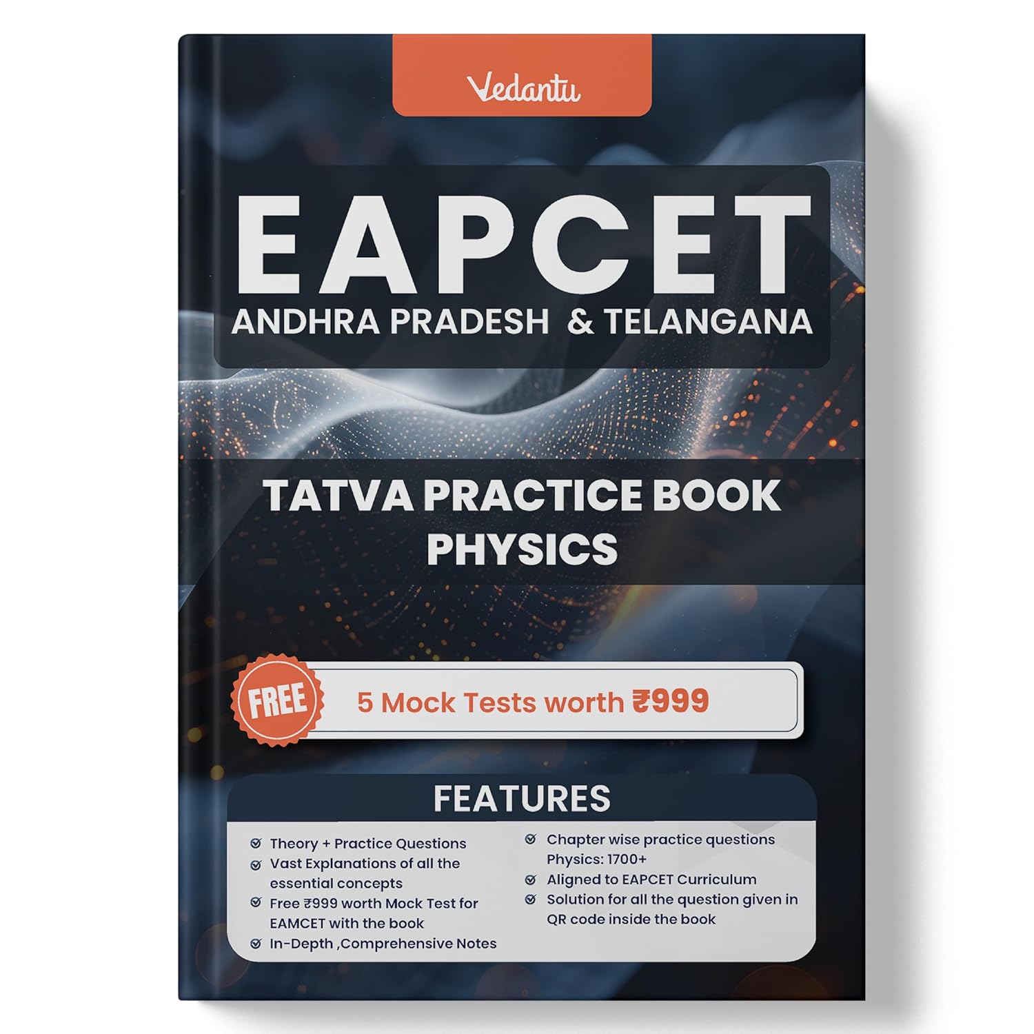 Vedantu Andhra Pradesh & Telangana EAPCET / EAMCET Tatva Practice Question Bank Physics Book | Chapterwise Theory and Mock Tests | Includes Free Online Mock Tests