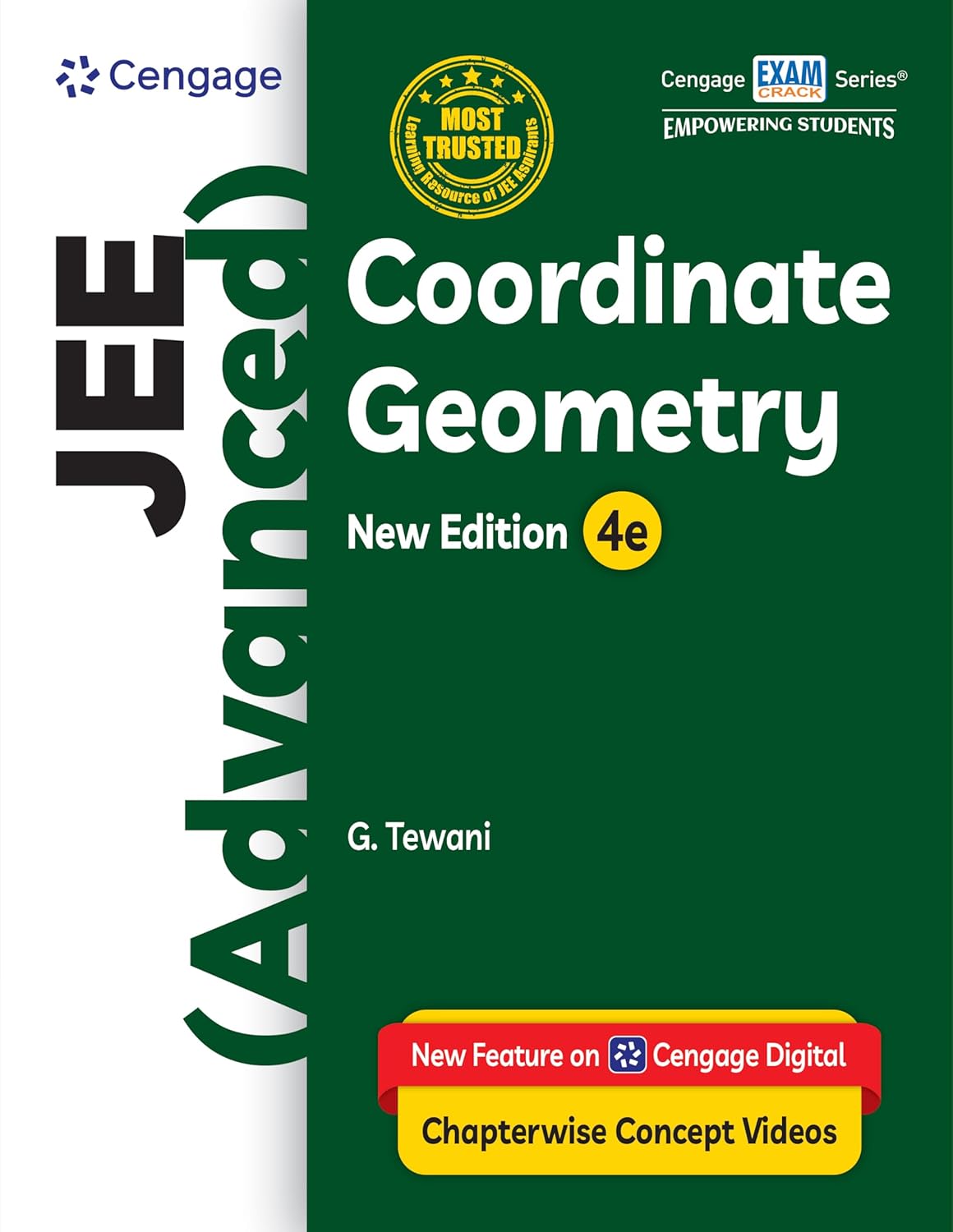 Cengage JEE Advanced Coordinate Geometry with Free Online Assessments & Digital Content