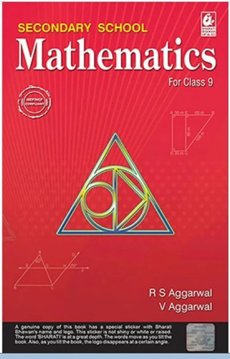 Bharati Bhawan RS Aggarwal Class 9 Maths 2026 Edition| Latest NCERT Pattern Based Updated Edition