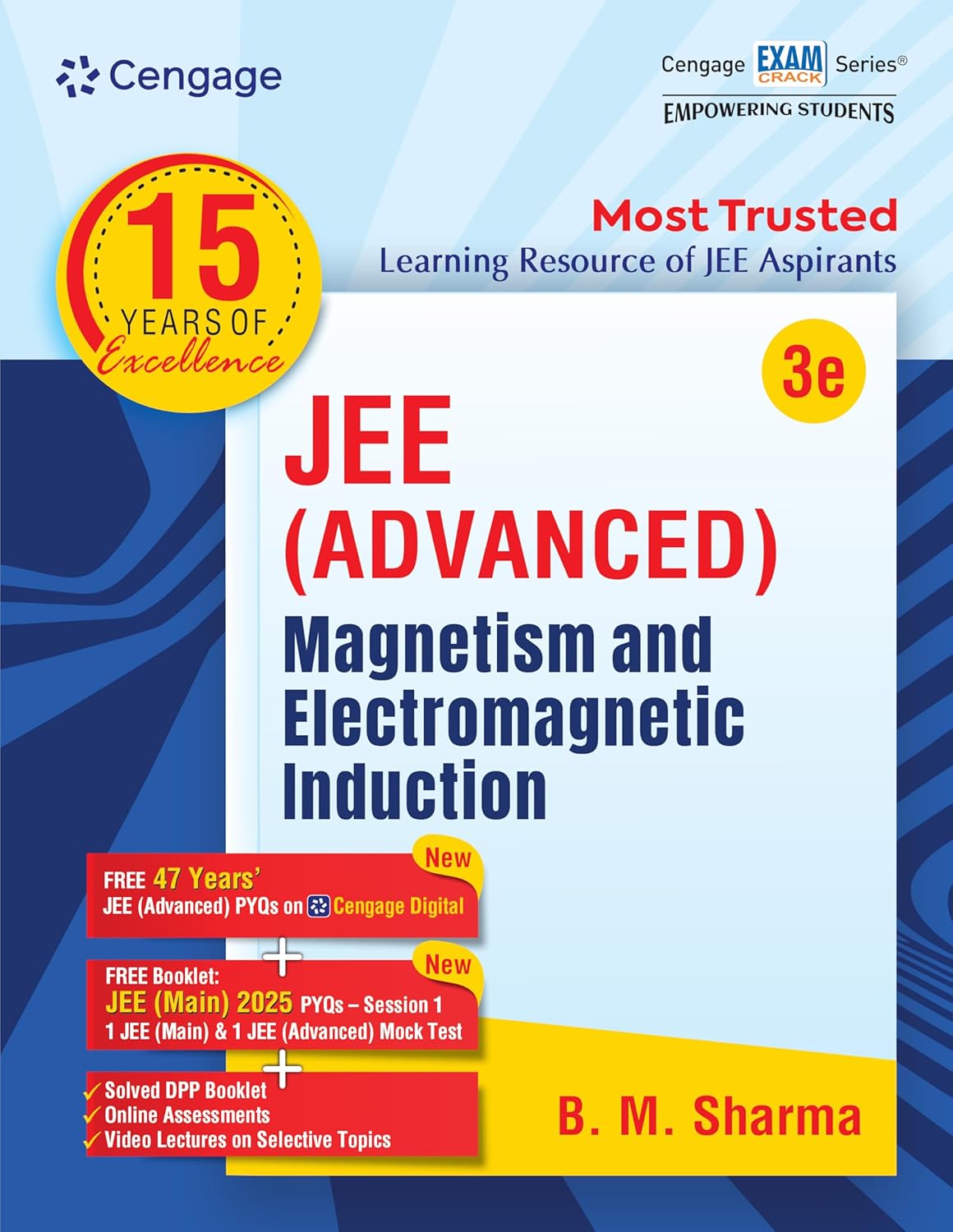 Cengage JEE Advanced Magnetism and Electromagnetic Induction with Free Online Assessments & Digital Content