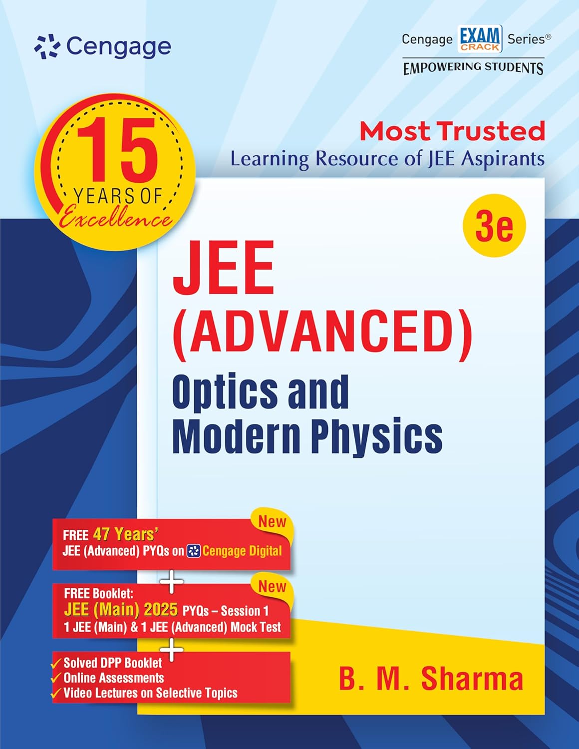 Cengage JEE Advanced Optics and Modern Physics with Free Online Assessments & Digital Content
