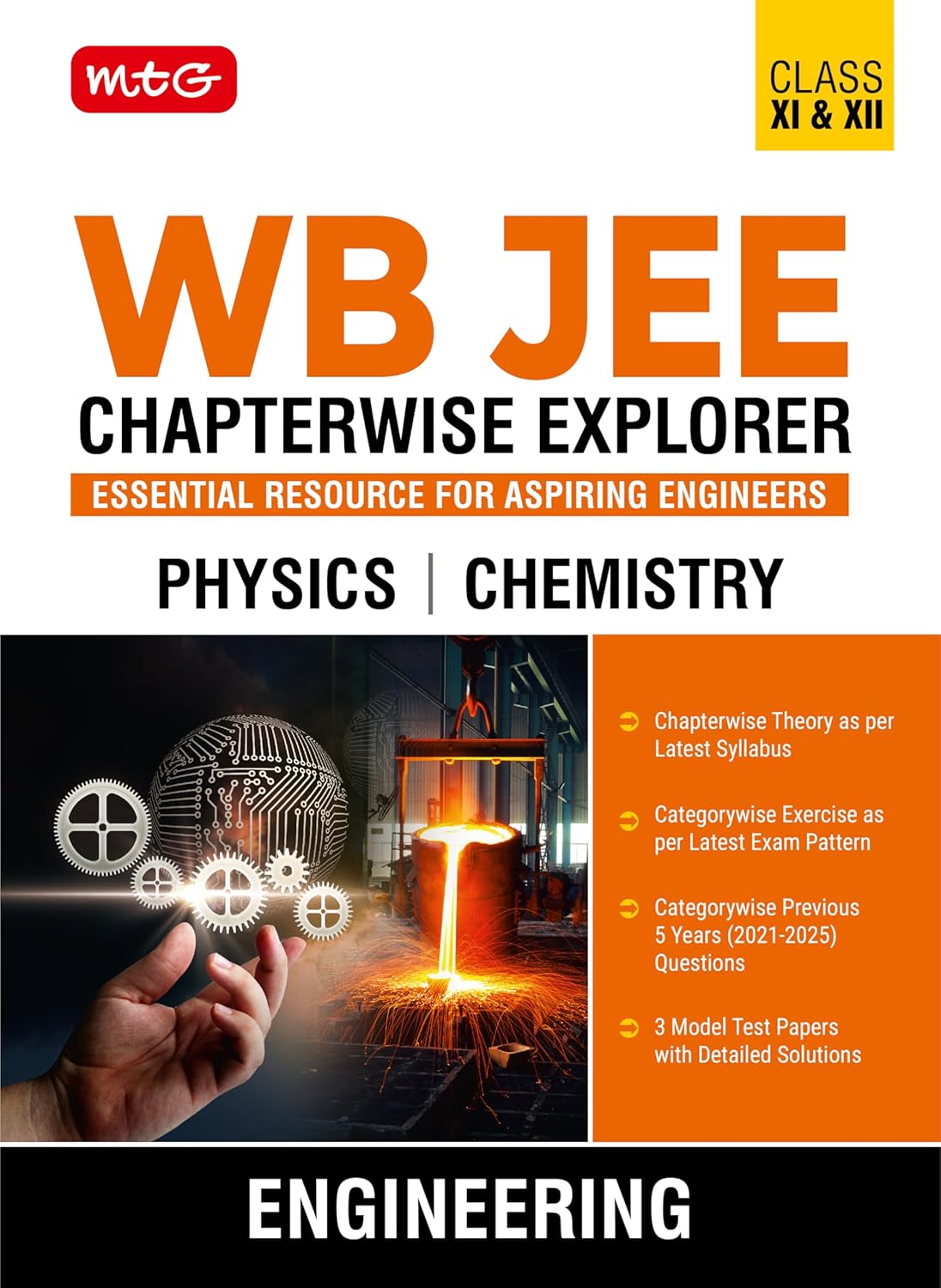MTG WB JEE Chapterwise Explorer Physics & Chemistry For 2025-2026 Exam - WB JEE Engineering Previous Years Solved Papers (PYQ Book) with Detailed Solutions