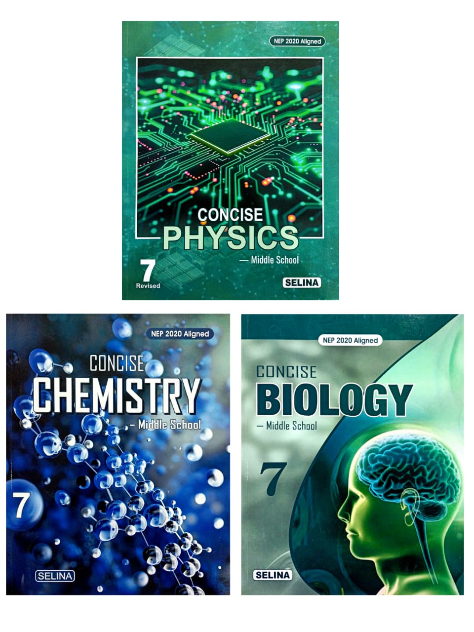 Selina Combo of Physics, Chemistry and Biology for Class 7 ICSE 2026-27 Edition with Digital Access Codes Inside the Books