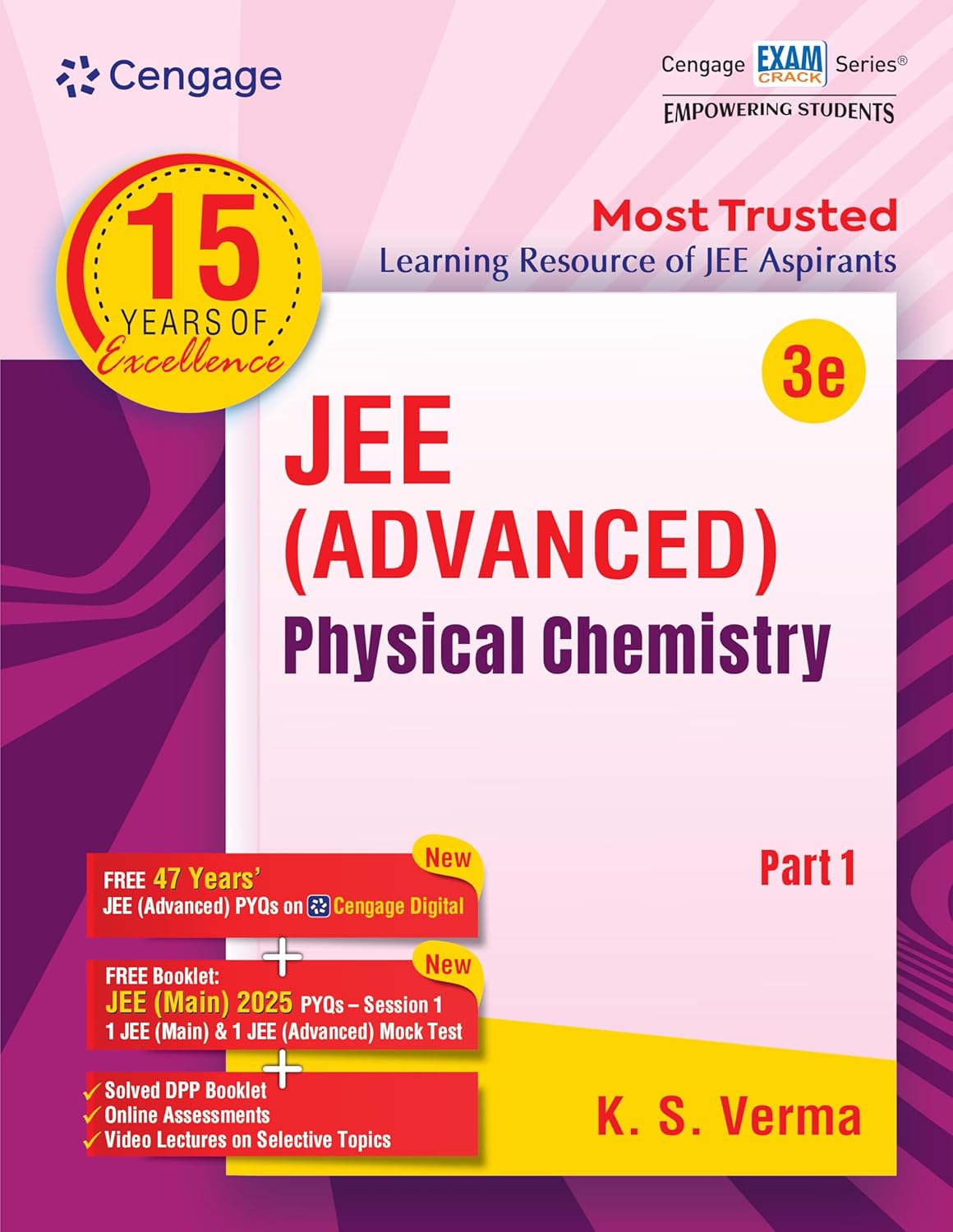 Cengage JEE Advanced Physical Chemistry Part 1 with Free Online Assessments & Digital Content