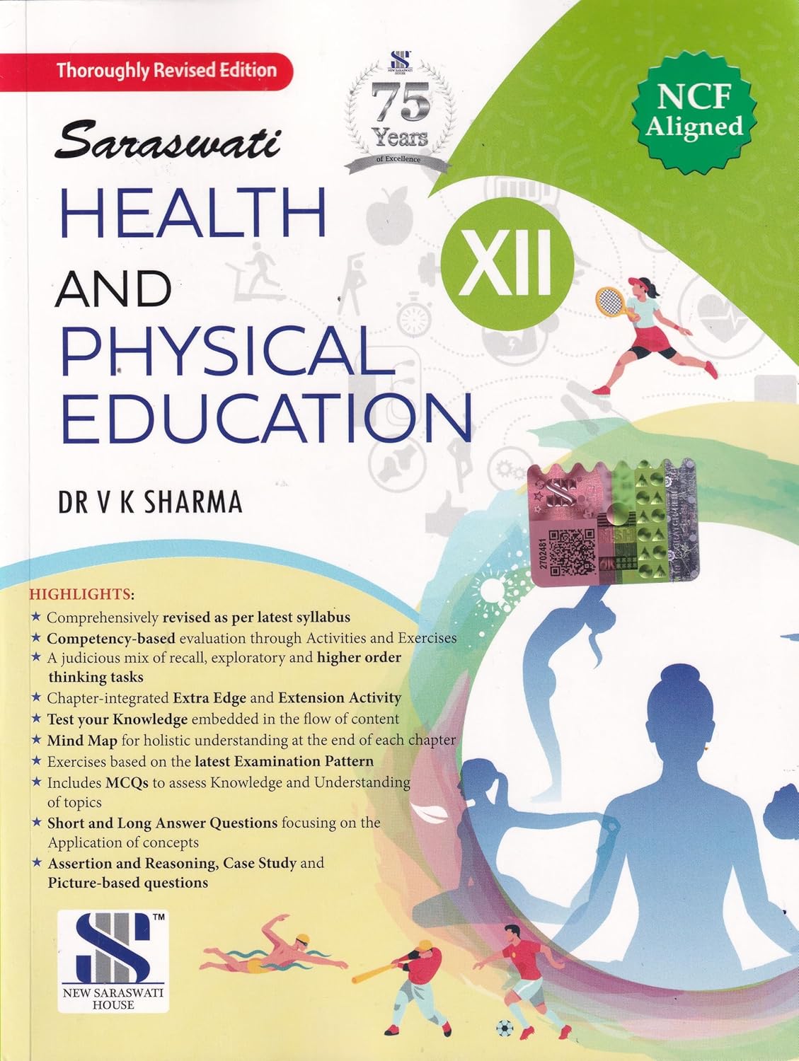 Saraswati Health and Physical Education Class 12th Latest Edition for CBSE 2026 -27 Examination