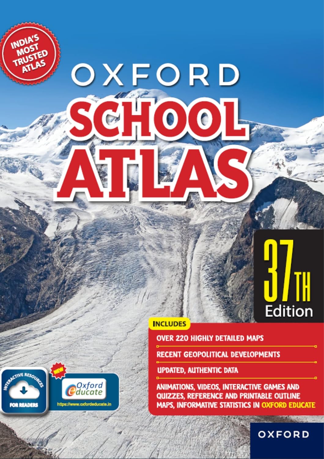Oxford School Atlas 37th Latest Edition
