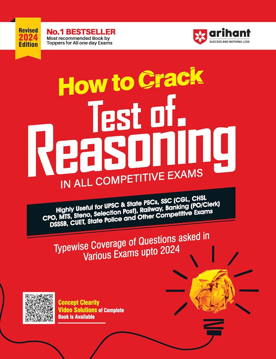 Arihant How to Crack Test of Reasoning (2024-25)