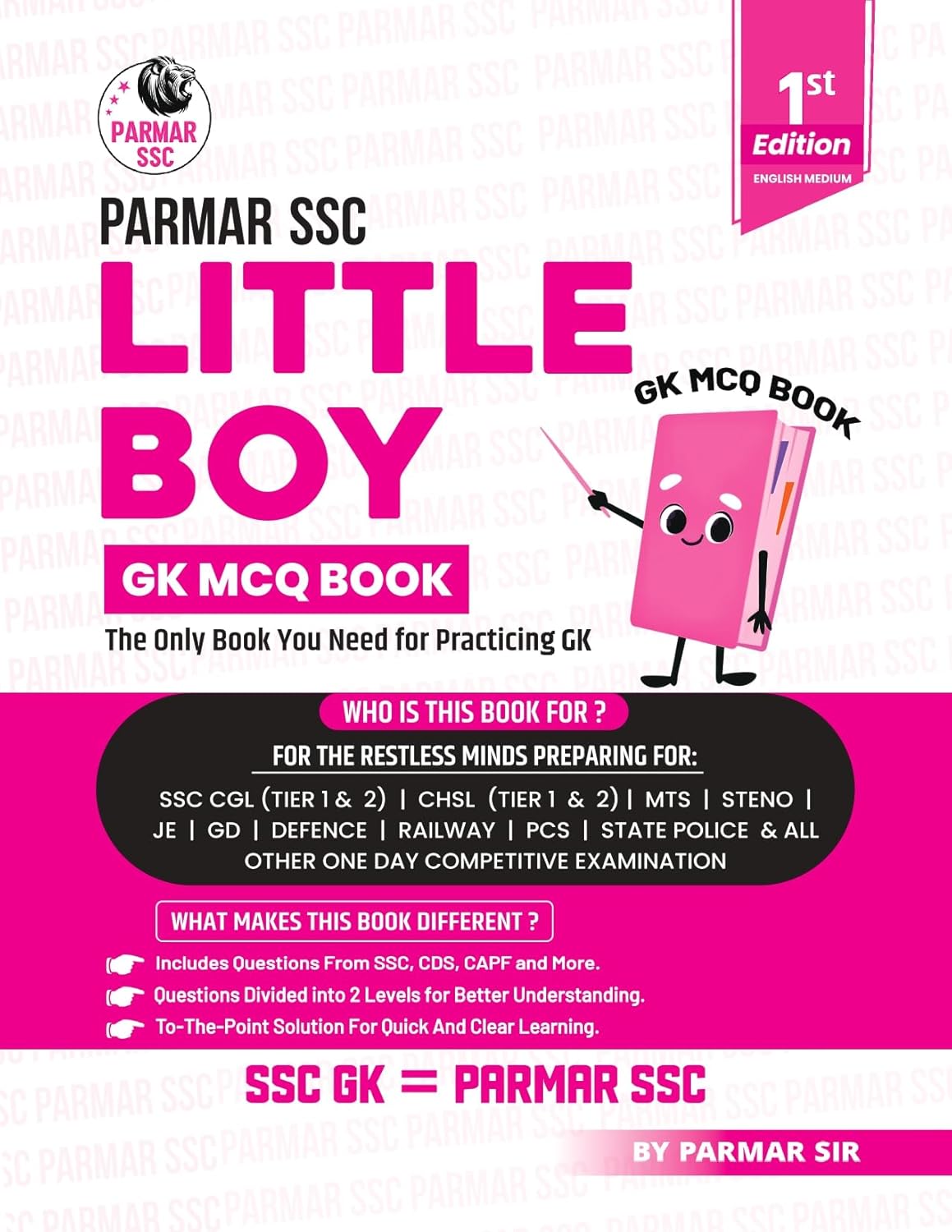 Parmar SSC Little Boy | GK MCQ Book For Practicing GK | English Medium | 1st Edition, 2025 | Useful For SSC CGL and CHSL (Tier 1 & 2) | CPO | MTS | ... & All Other One Day Competitive Examination