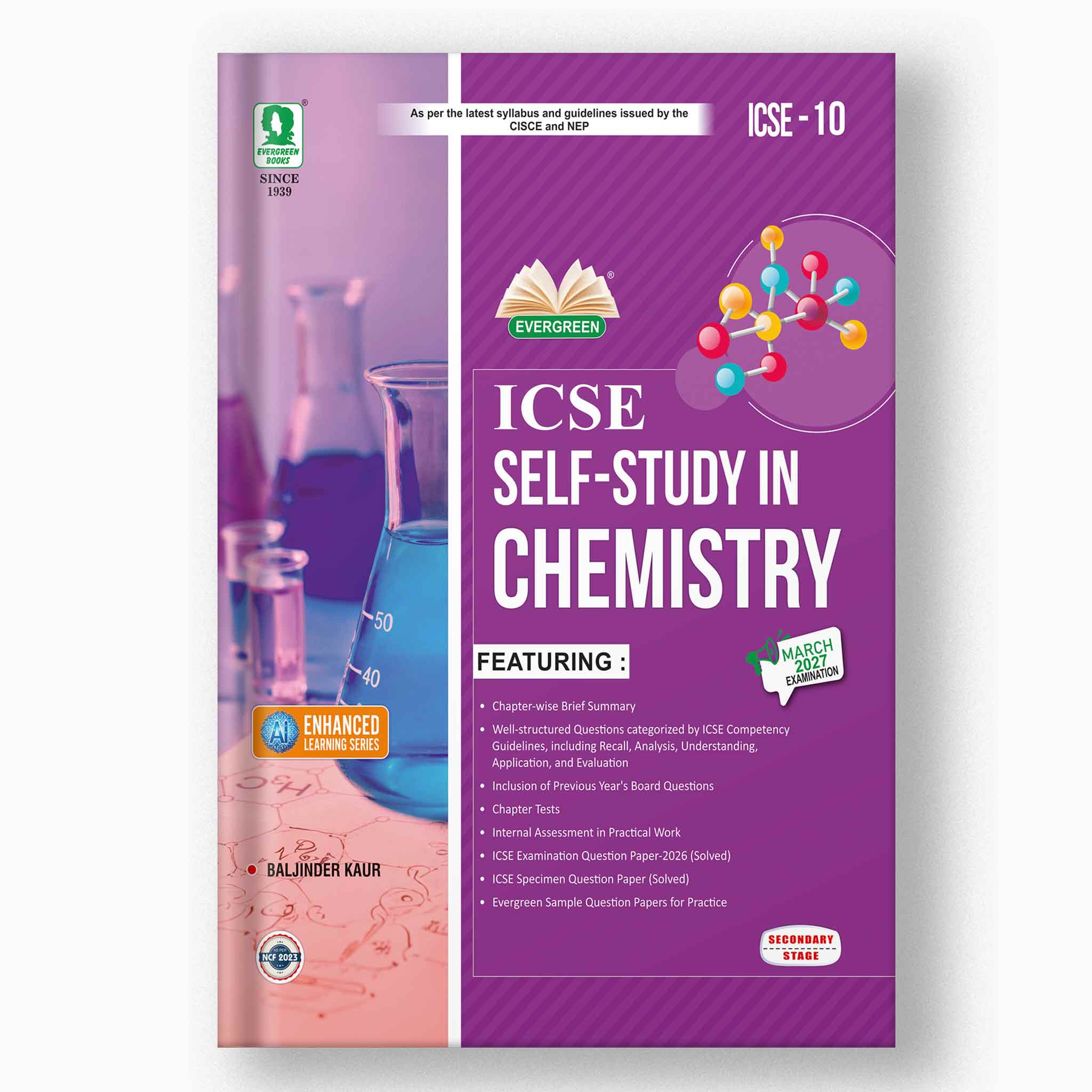 Evergreen ICSE Self Study Chemistry for Class 10