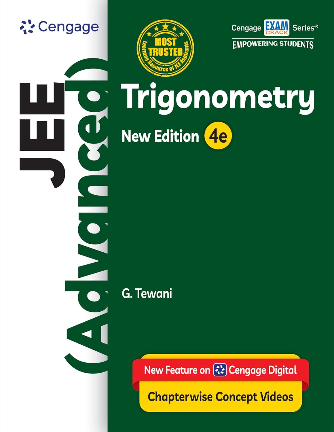 Cengage JEE Advanced Trigonometry with Free Online Assessments & Digital Content