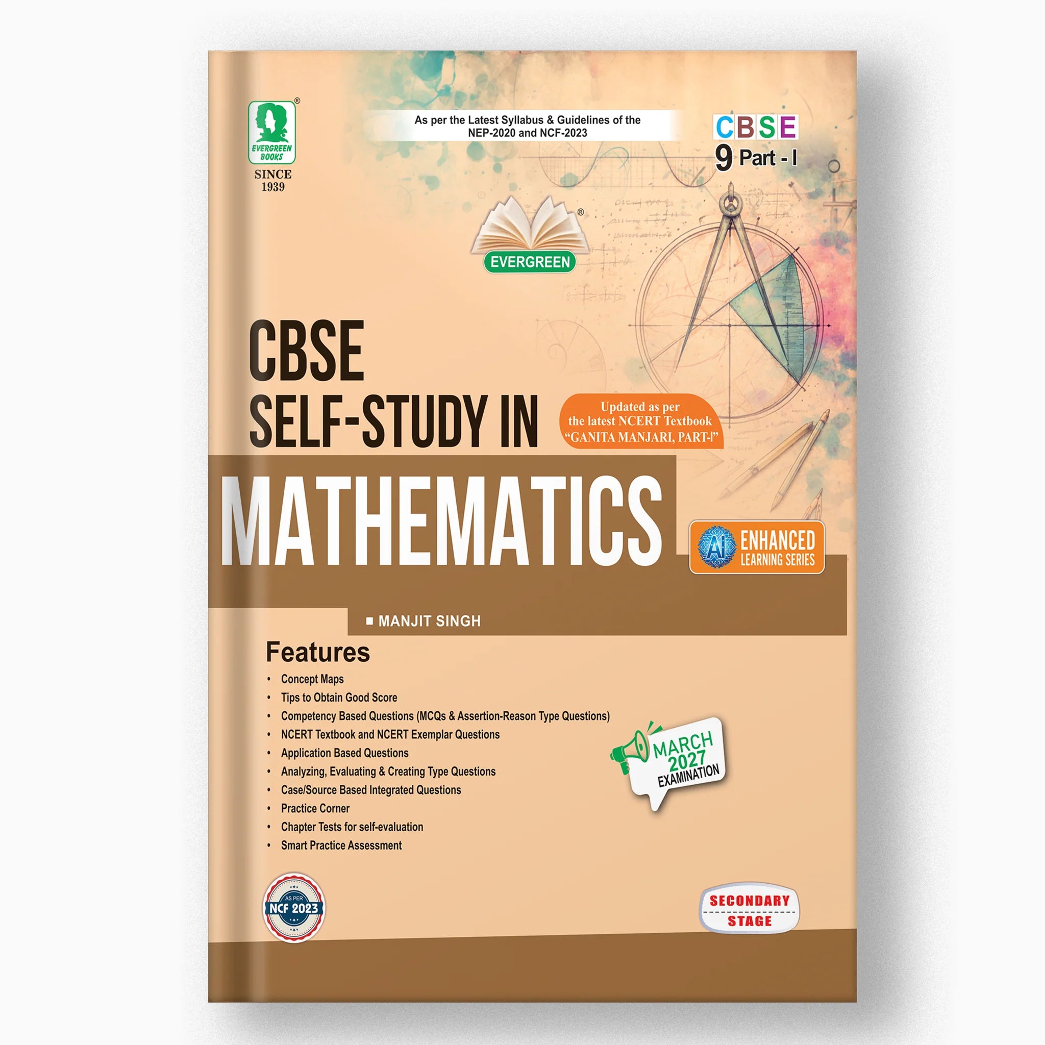 Evergreen CBSE Self-Study Class 9 Mathematics